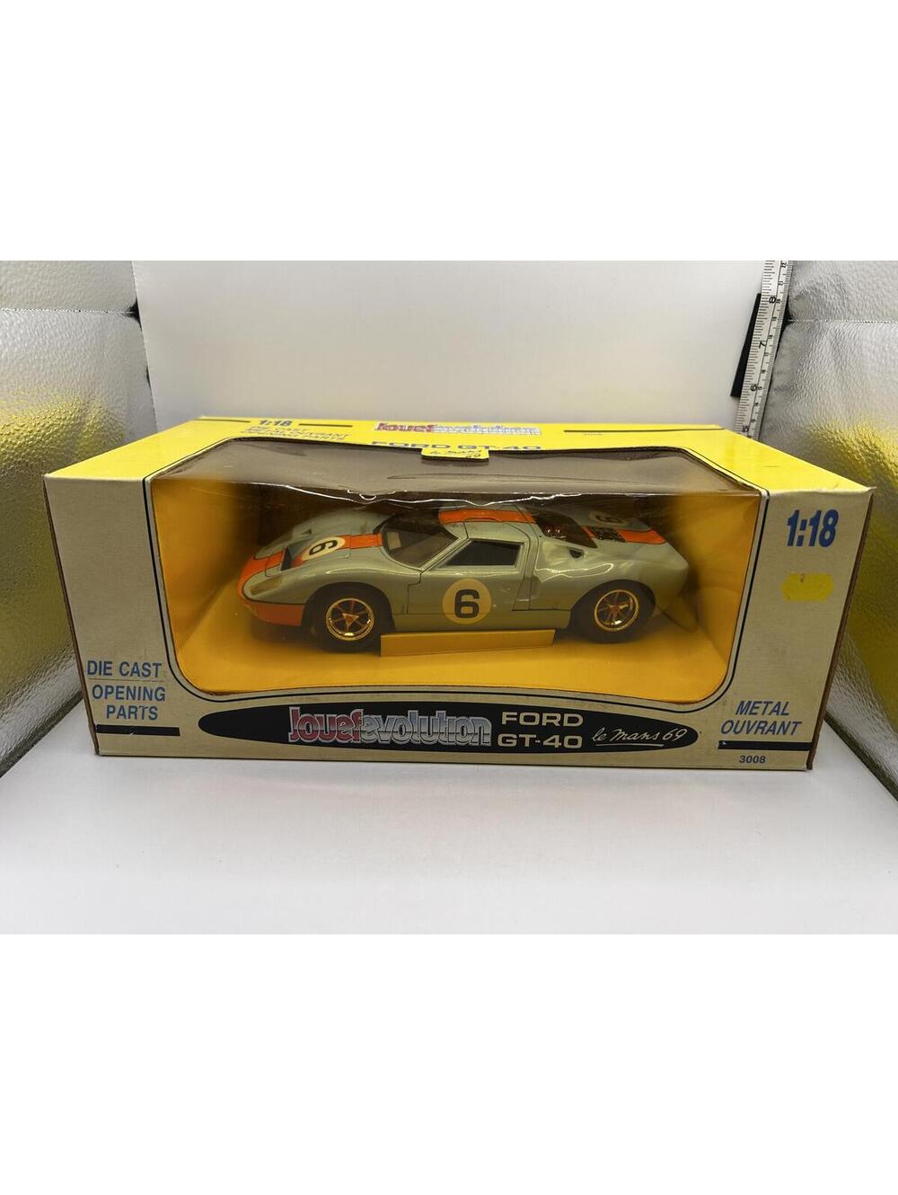 Jouef Evolution Ford GT-40 Le Mans 69 Diecast Model Car 1:18 Scale